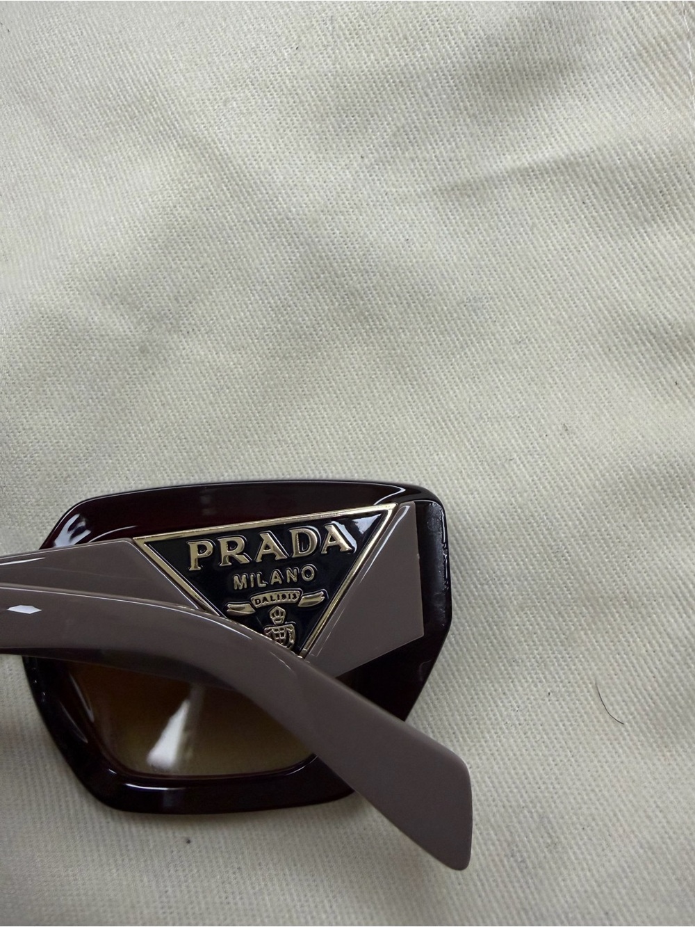 Prada Women's Tortoise Brown Oversized Sunglasses - Picture 3 of 6